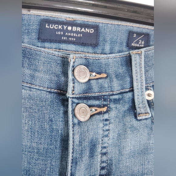 CLEAN & EUC!! Lucky Brand Mid Rise Ava Skinny Jeans. Size 2/26 - Picture 3 of 7